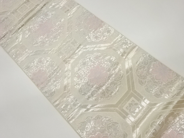 蜀江華紋模様織出し袋帯